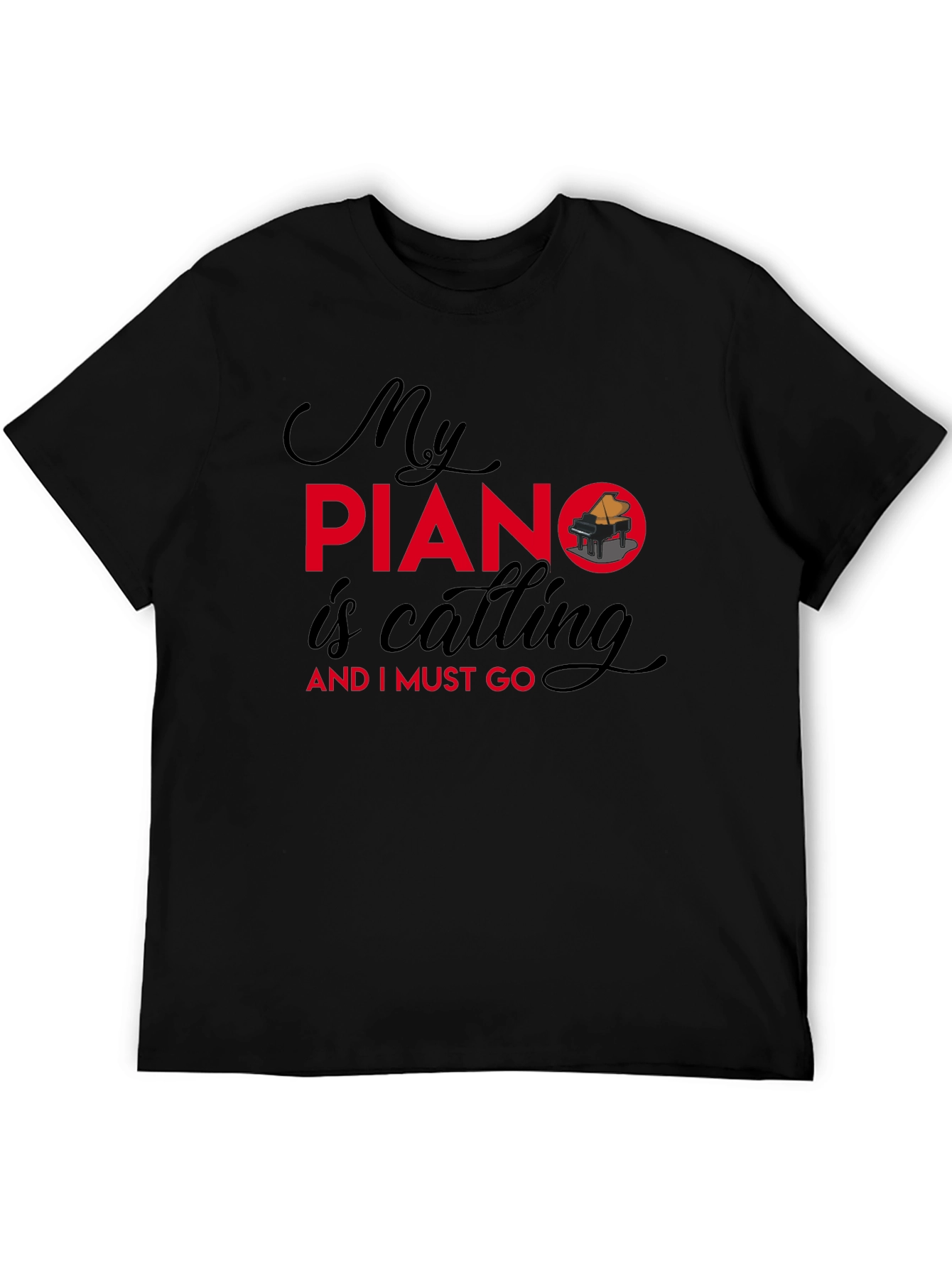 My Piano is Calling Graphic T-Shirt