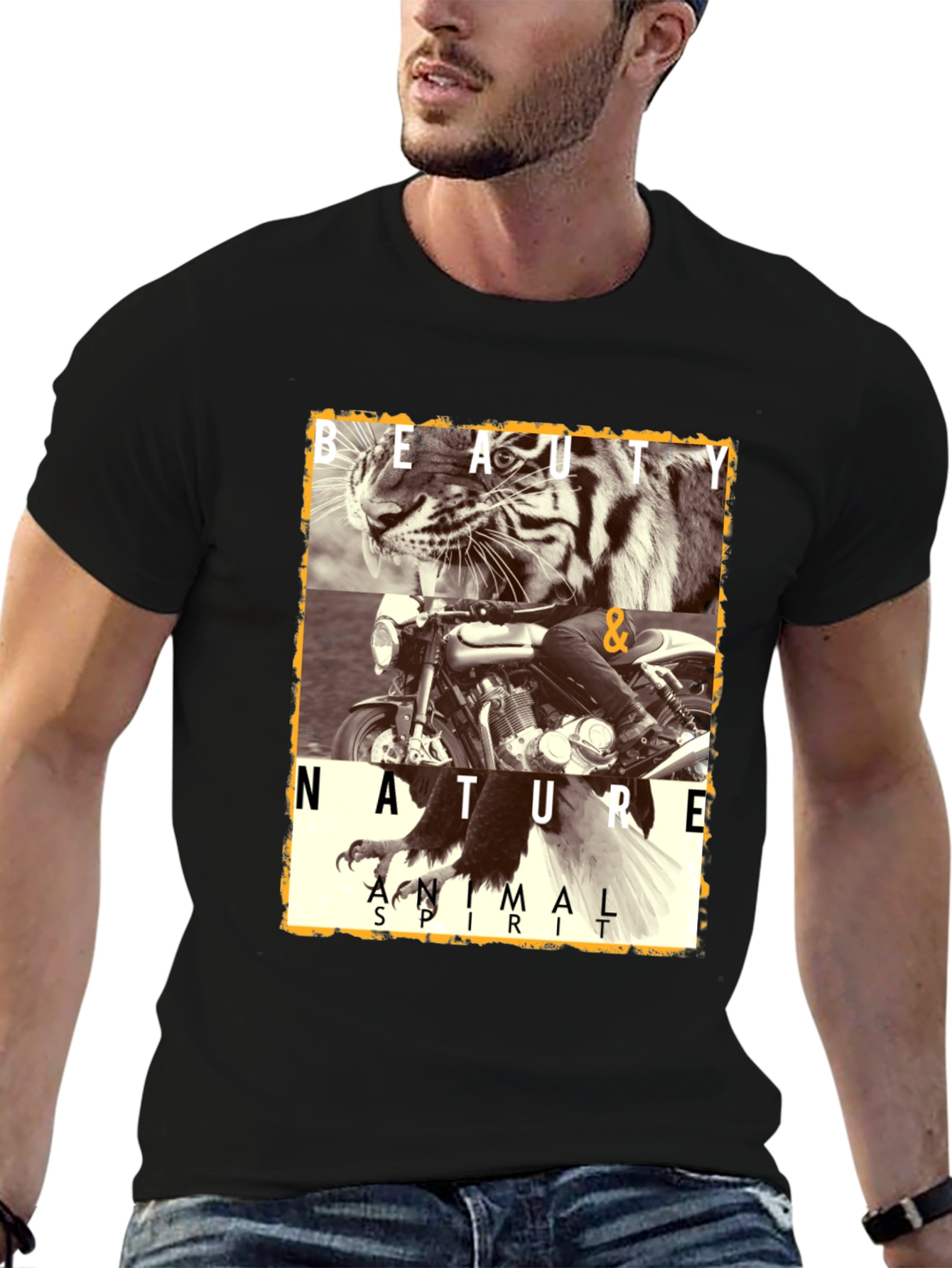 Beauty Nature Animal Spirit Graphic T-Shirt