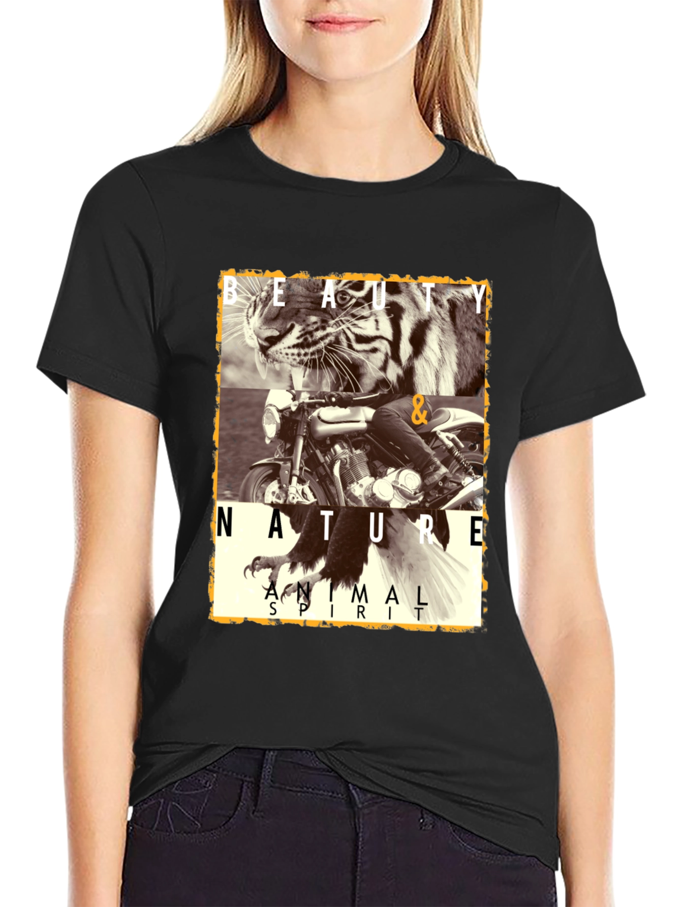 Beauty Nature Animal Spirit Graphic T-Shirt