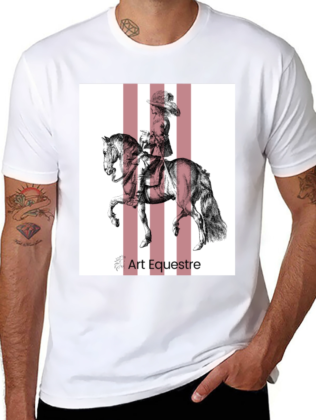 Art Equestre Black T-Shirt