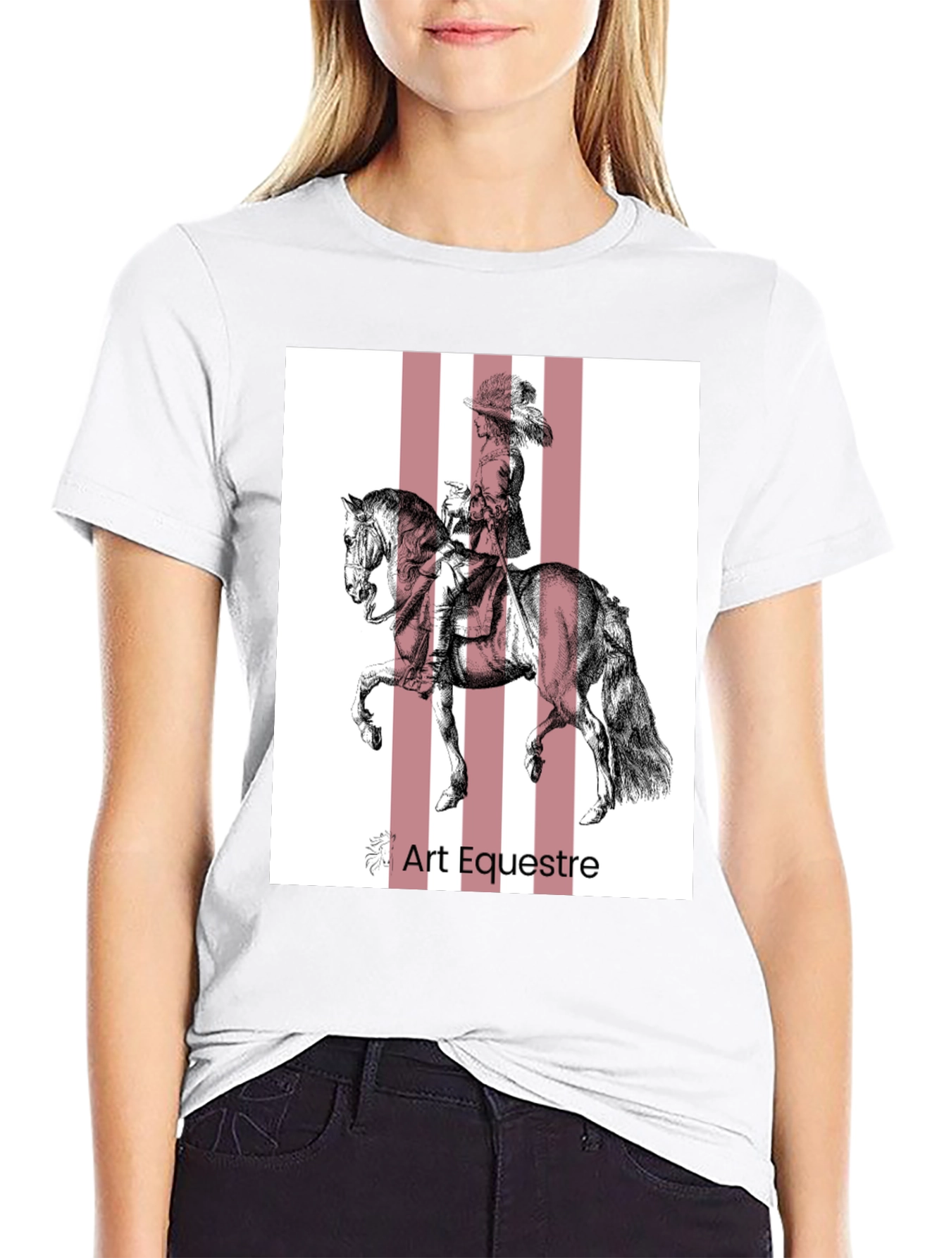Art Equestre Black T-Shirt