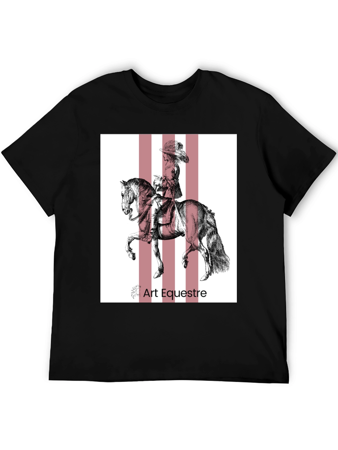 Art Equestre Black T-Shirt