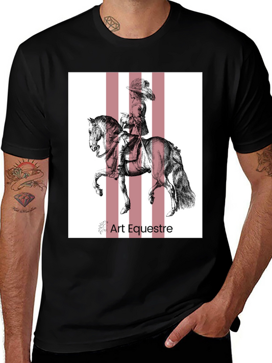 Art Equestre Black T-Shirt
