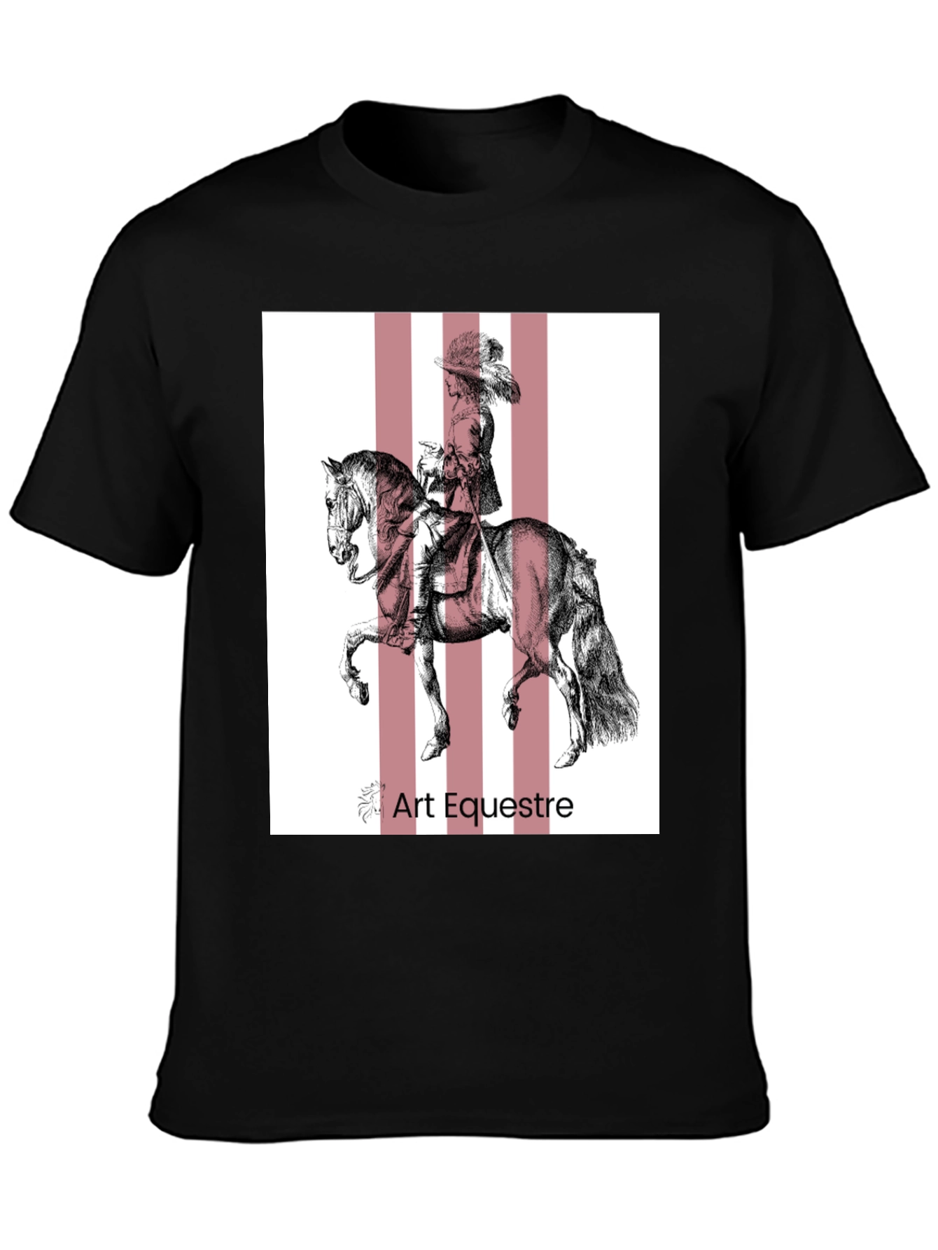 Art Equestre Black T-Shirt