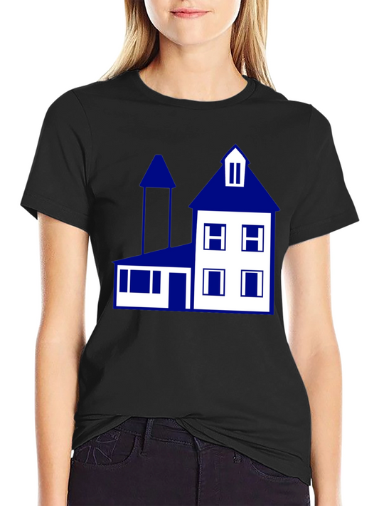 House Graphic T-Shirt - Modern Minimalist Design