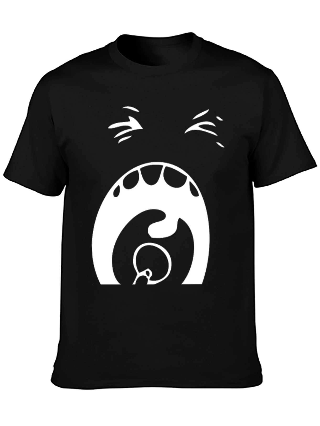 Expressive Graphic T-Shirt - Bold Face Design