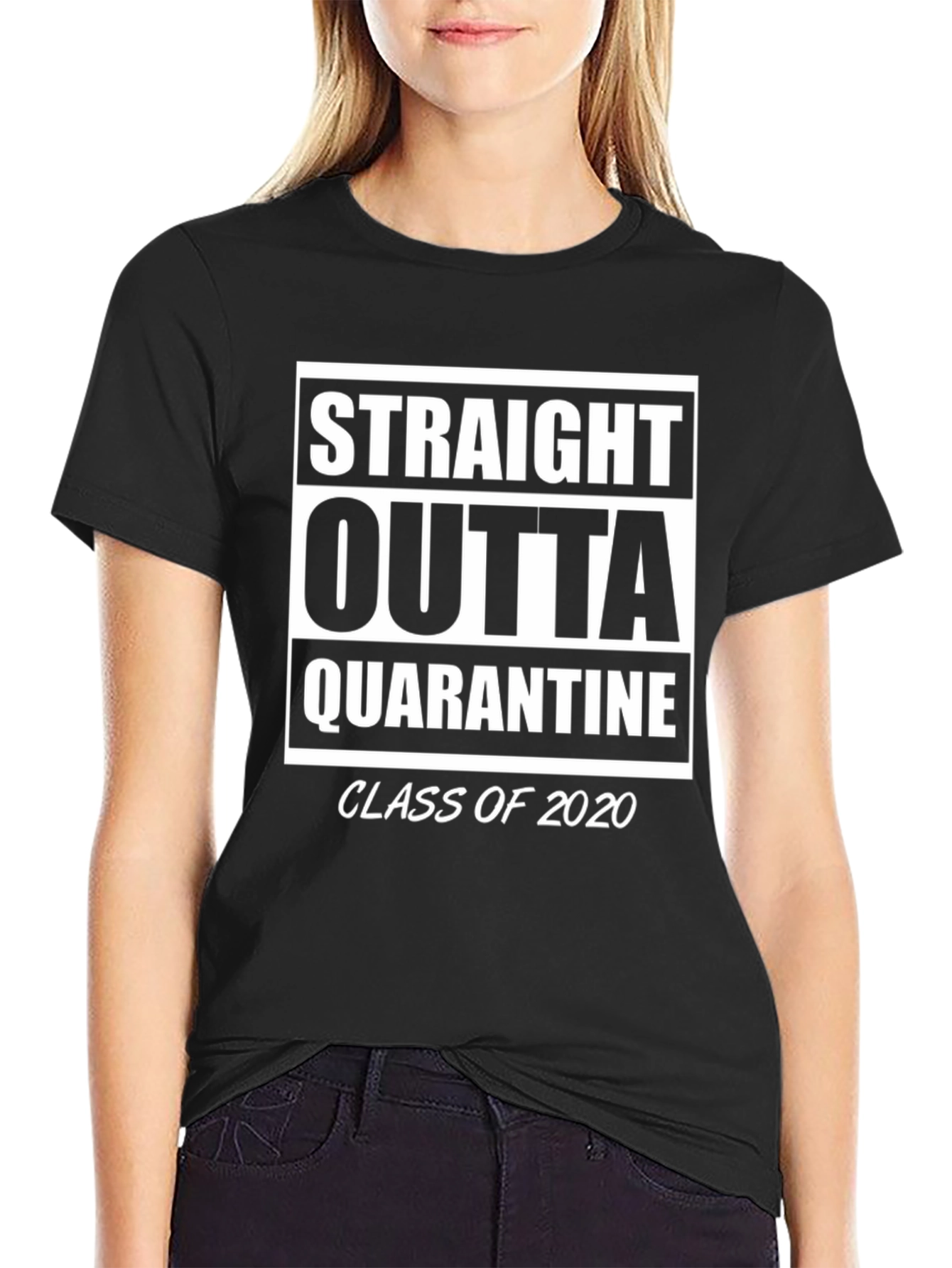 Straight Outta Quarantine Class of 2020 T-Shirt