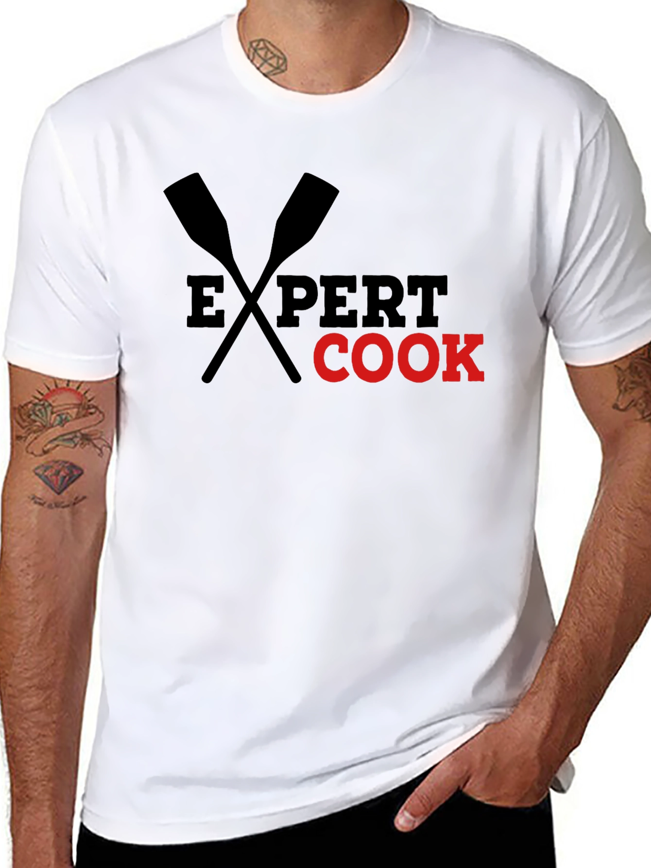 Expert Cook Graphic T-Shirt - Culinary Master Apparel