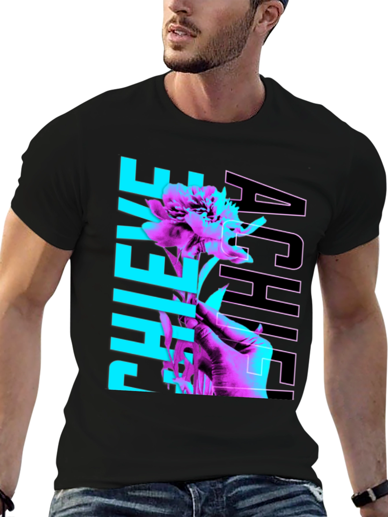 Achieve Flower Graphic Tee