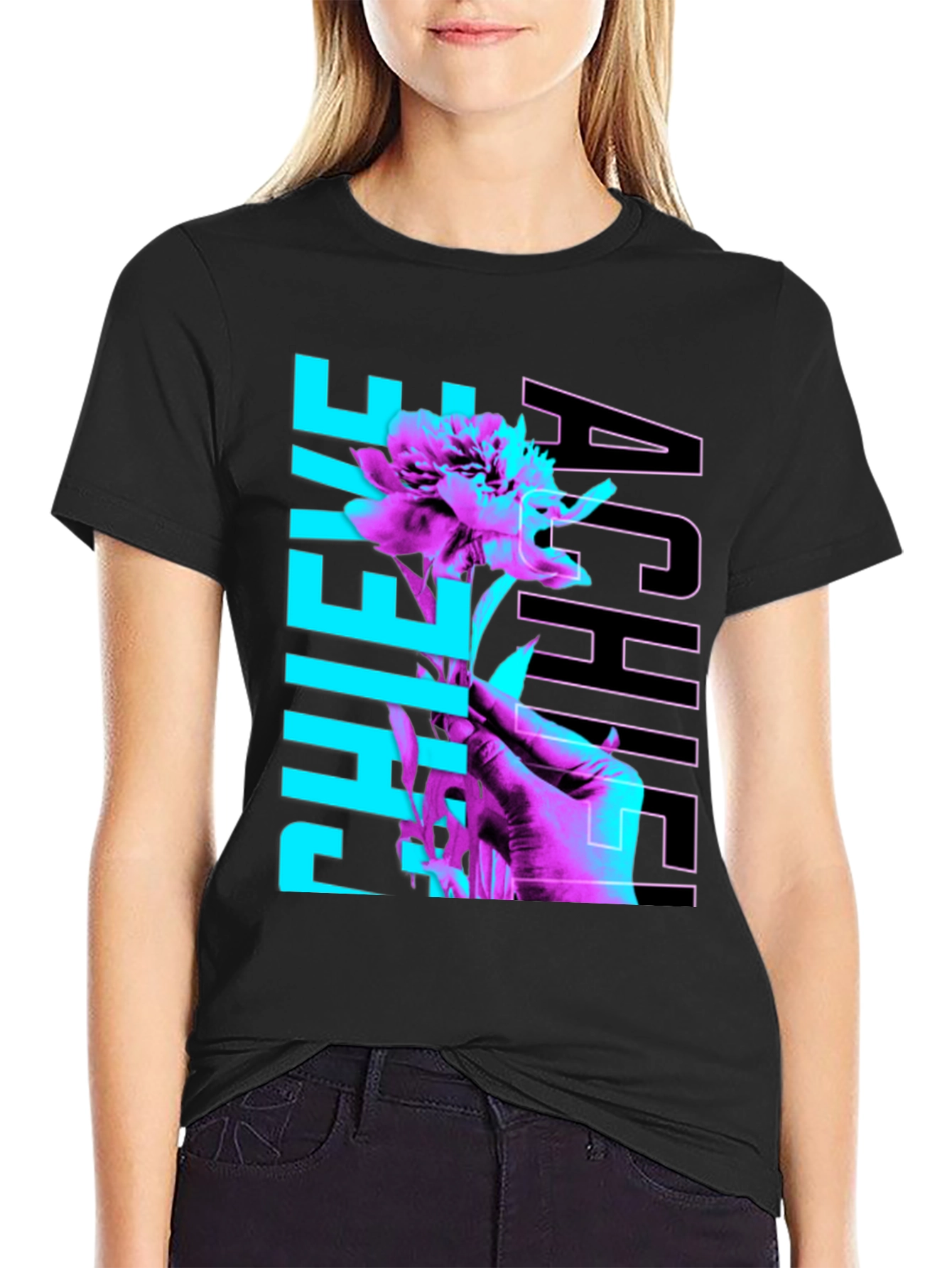 Achieve Flower Graphic Tee