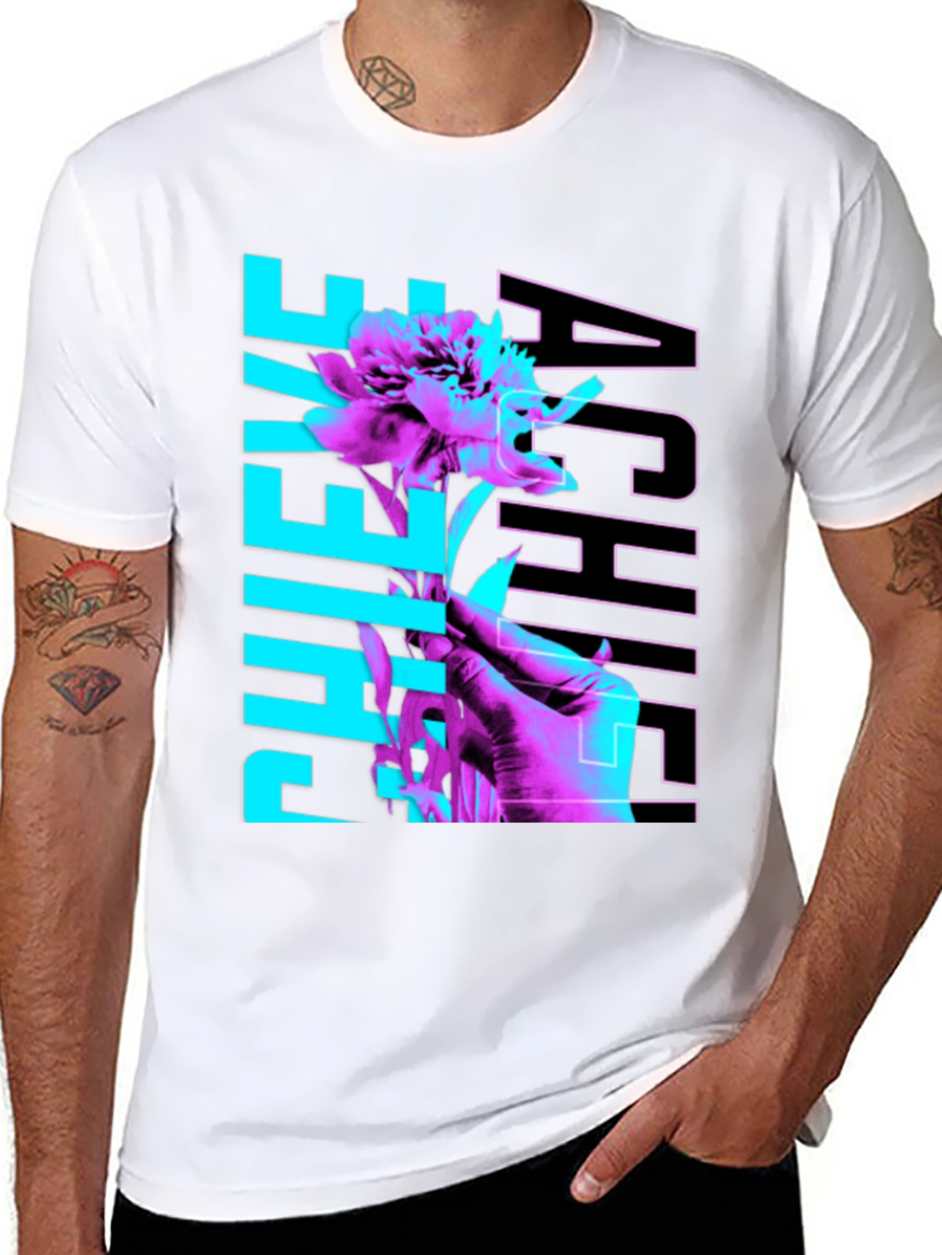 Achieve Flower Graphic Tee