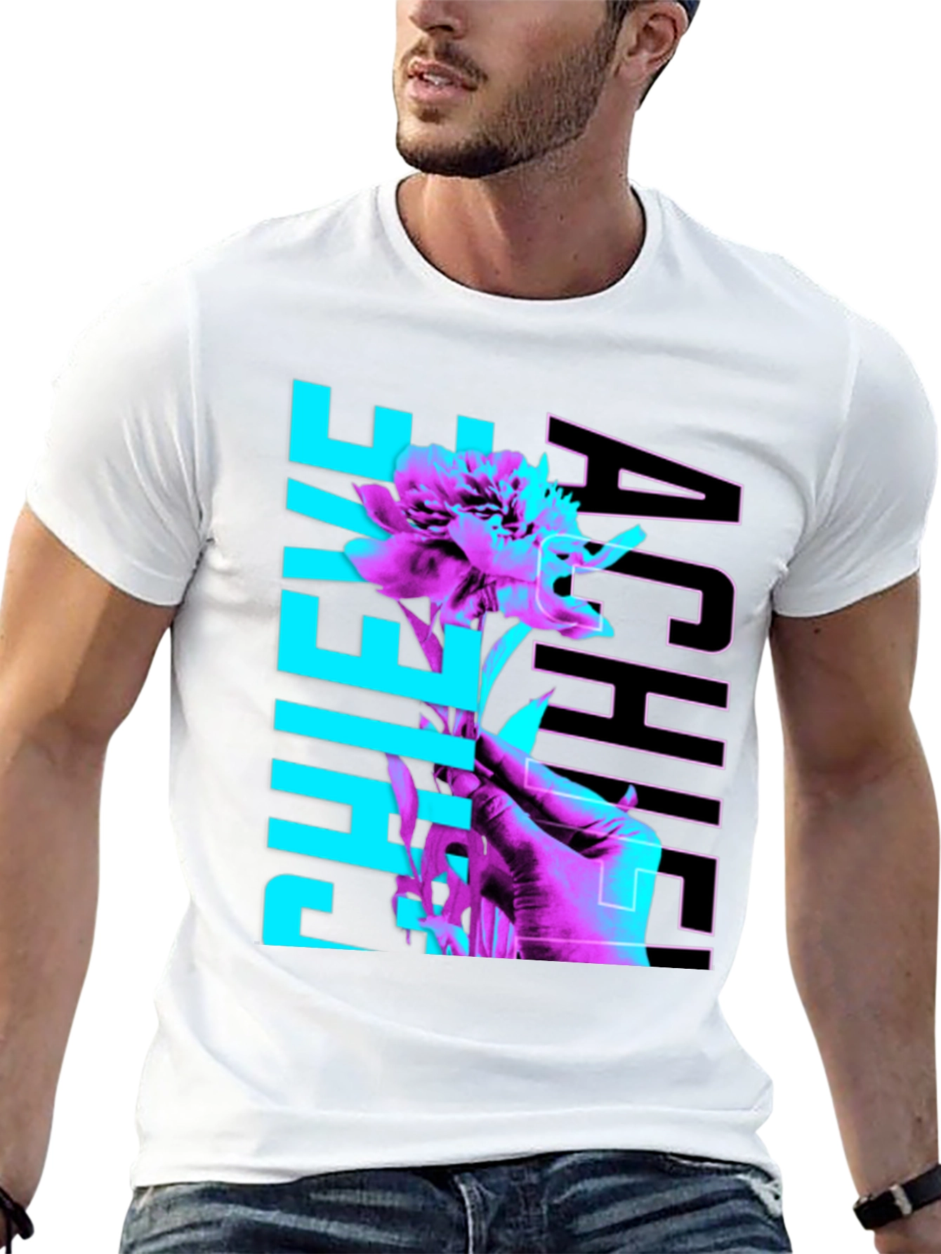 Achieve Flower Graphic Tee