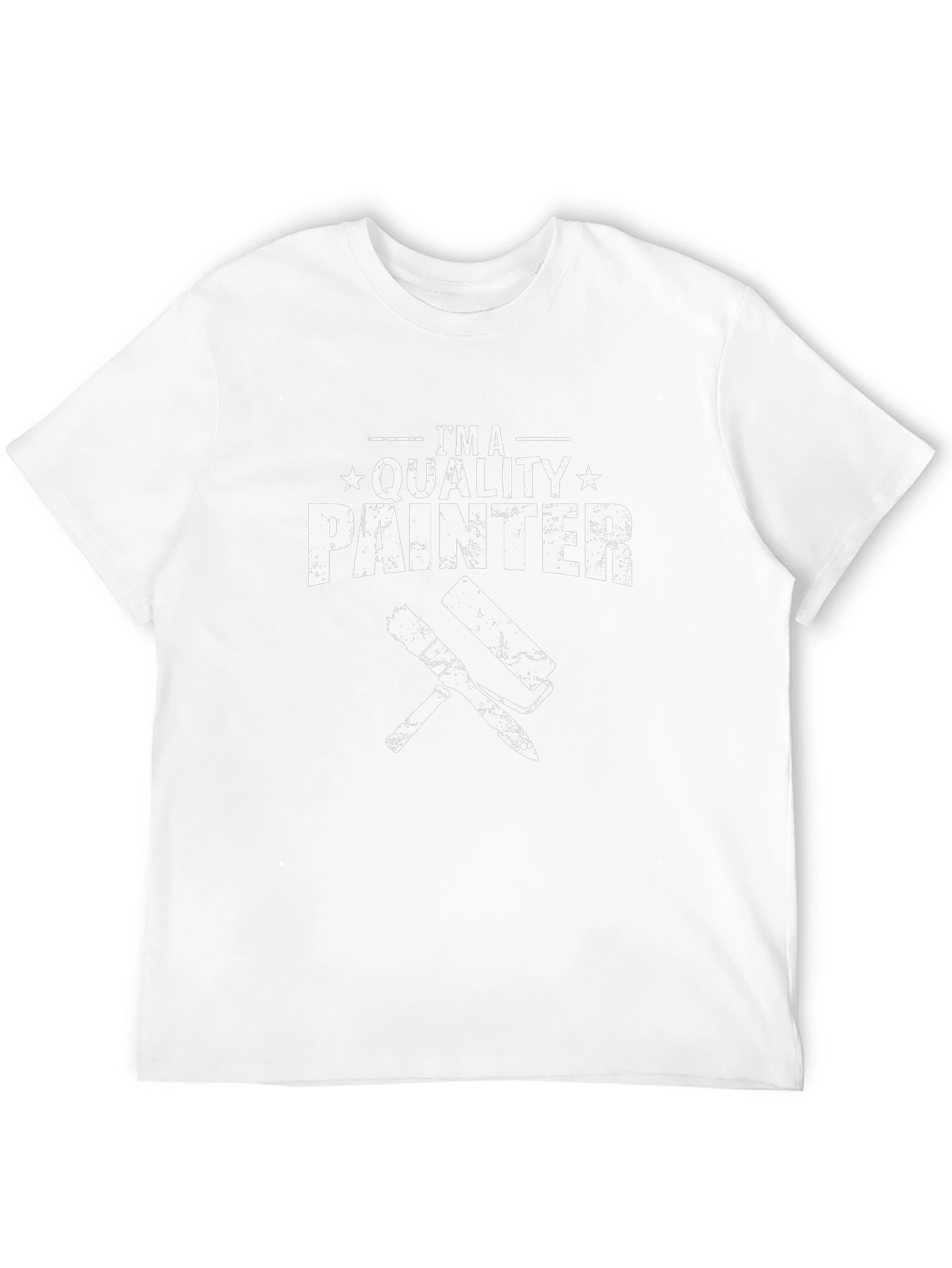Quality Painter Graphic Tee - Black Cotton T-Shirt