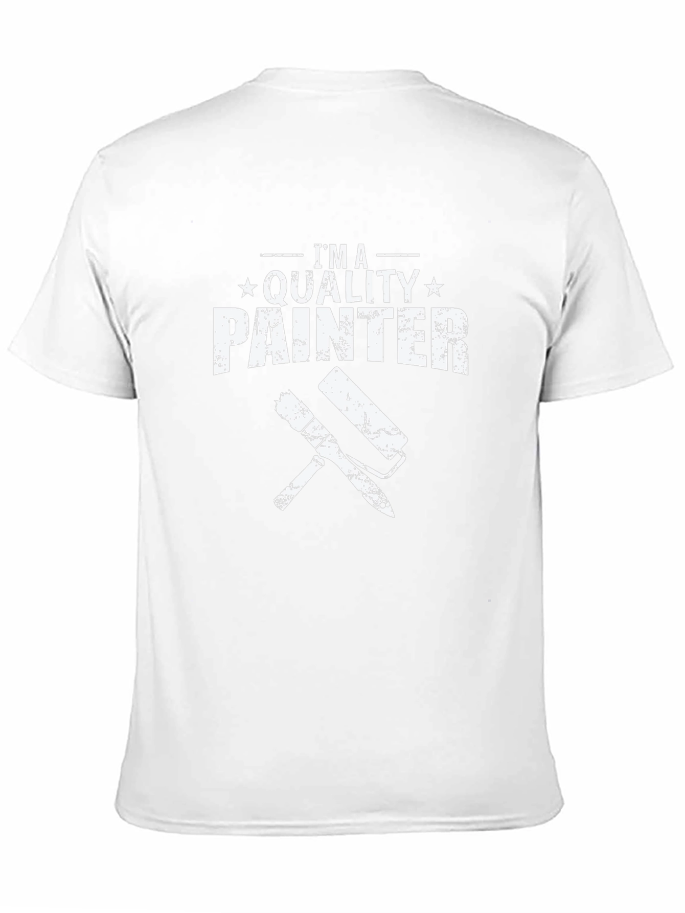 Quality Painter Graphic Tee - Black Cotton T-Shirt