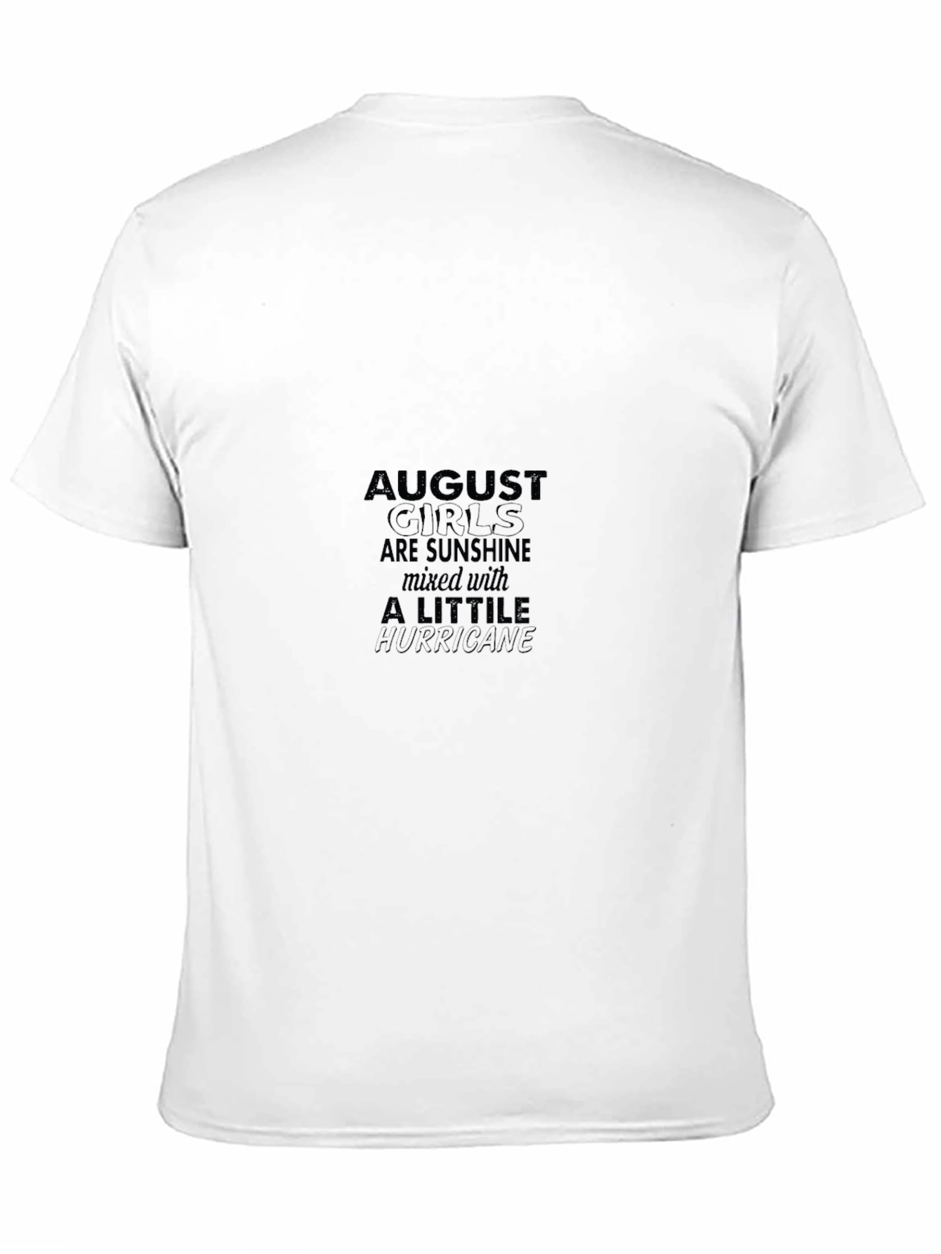 August Girl Sunshine Hurricane Black T-Shirt