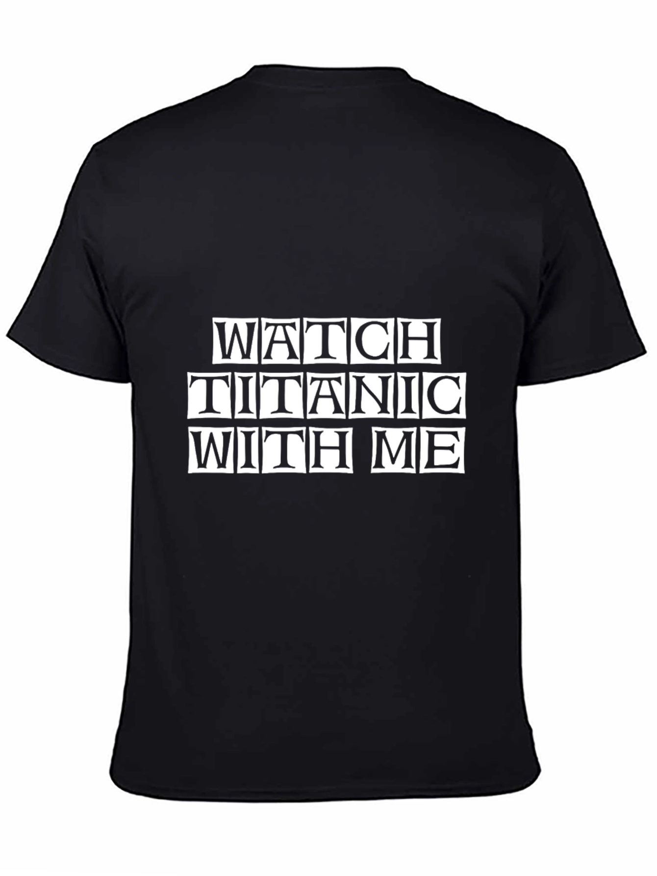 Titanic Movie Night Black T-Shirt