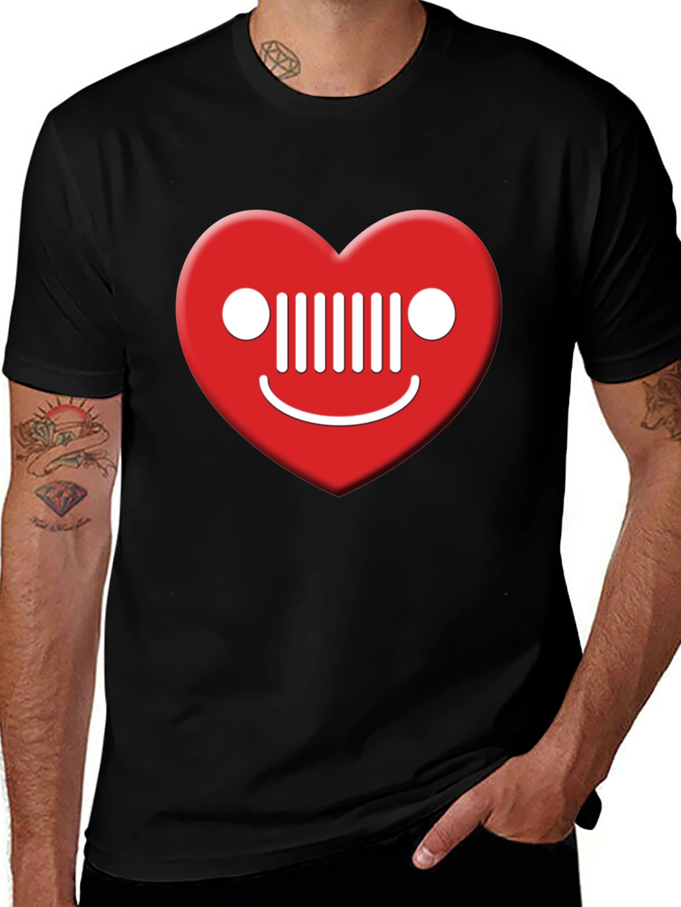 Jeep Heart Graphic Tee - Love for Off-Road