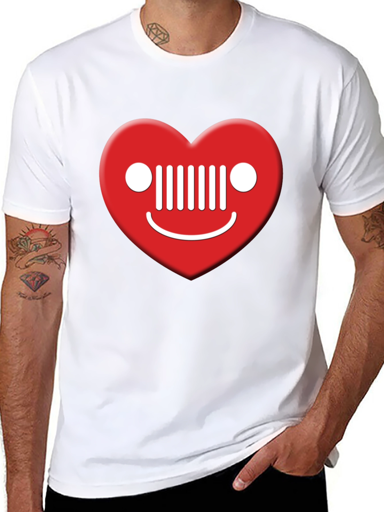 Jeep Heart Graphic Tee - Love for Off-Road