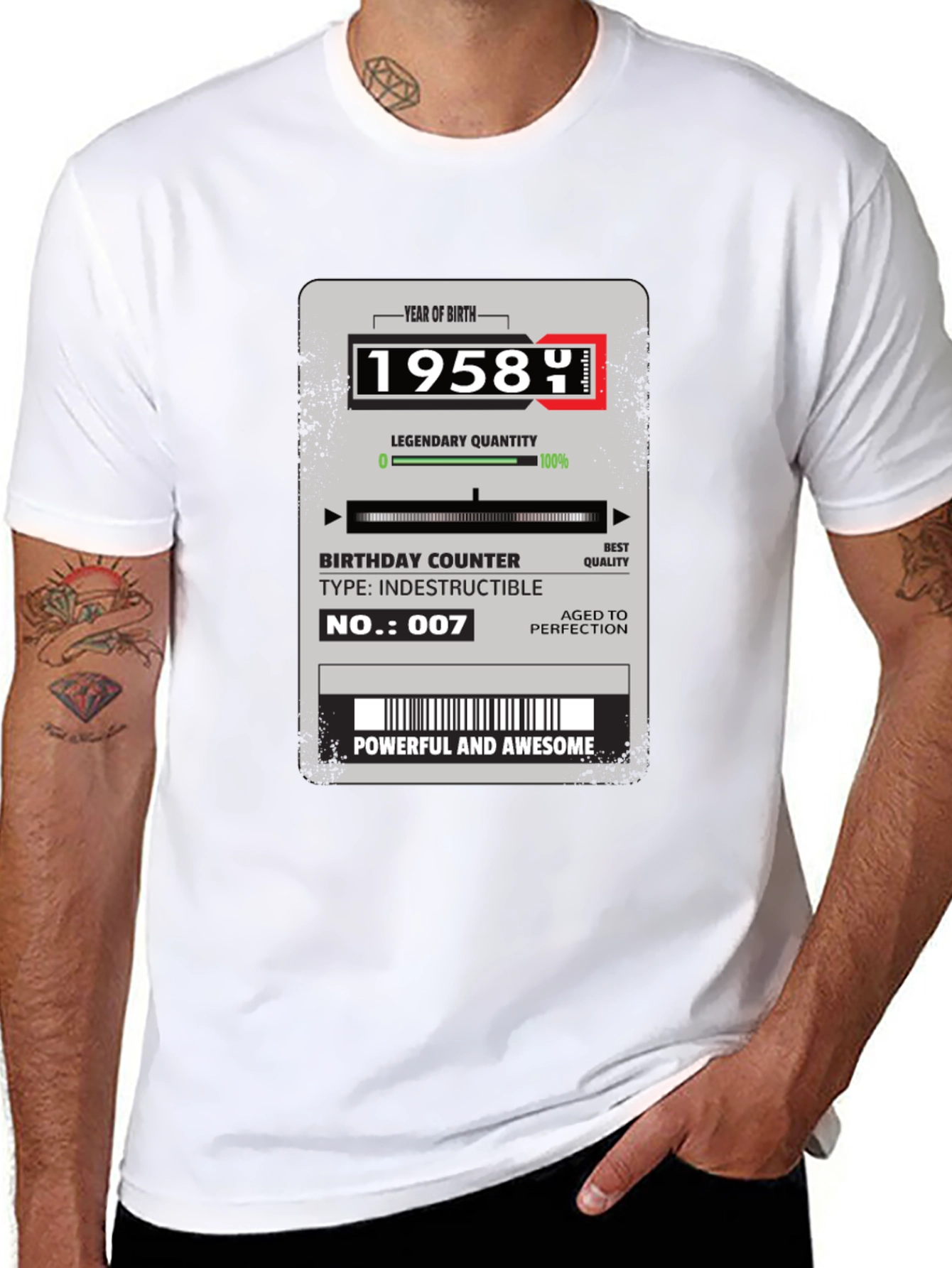 1958 Birthday Year T-Shirt