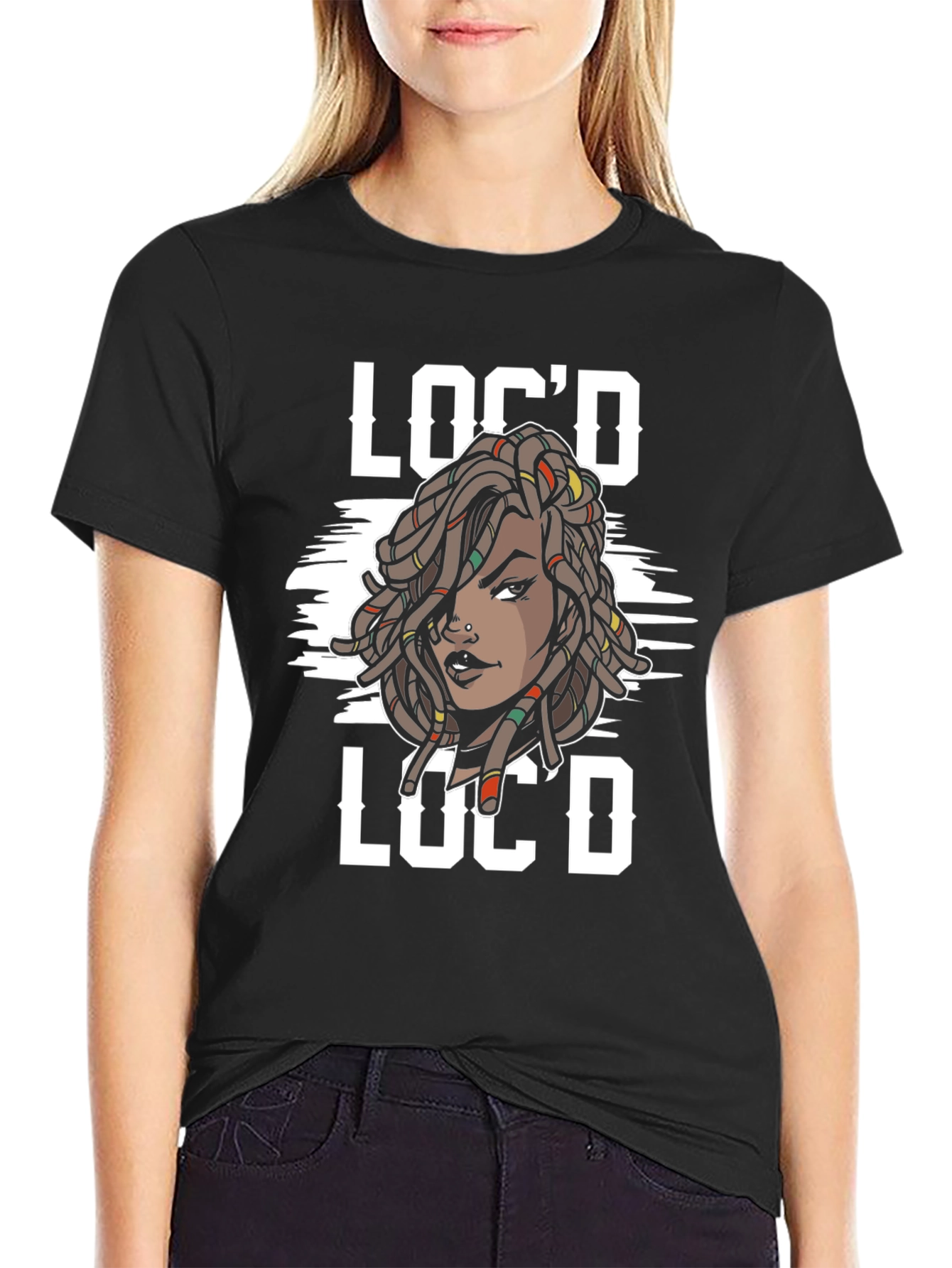 Locd Locd T-Shirt - Afrocentric Graphic Tee