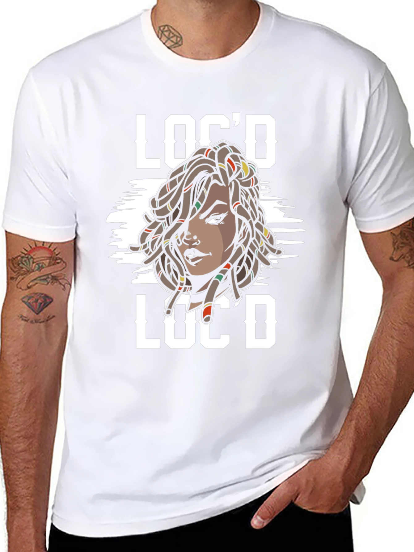 Locd Locd T-Shirt - Afrocentric Graphic Tee