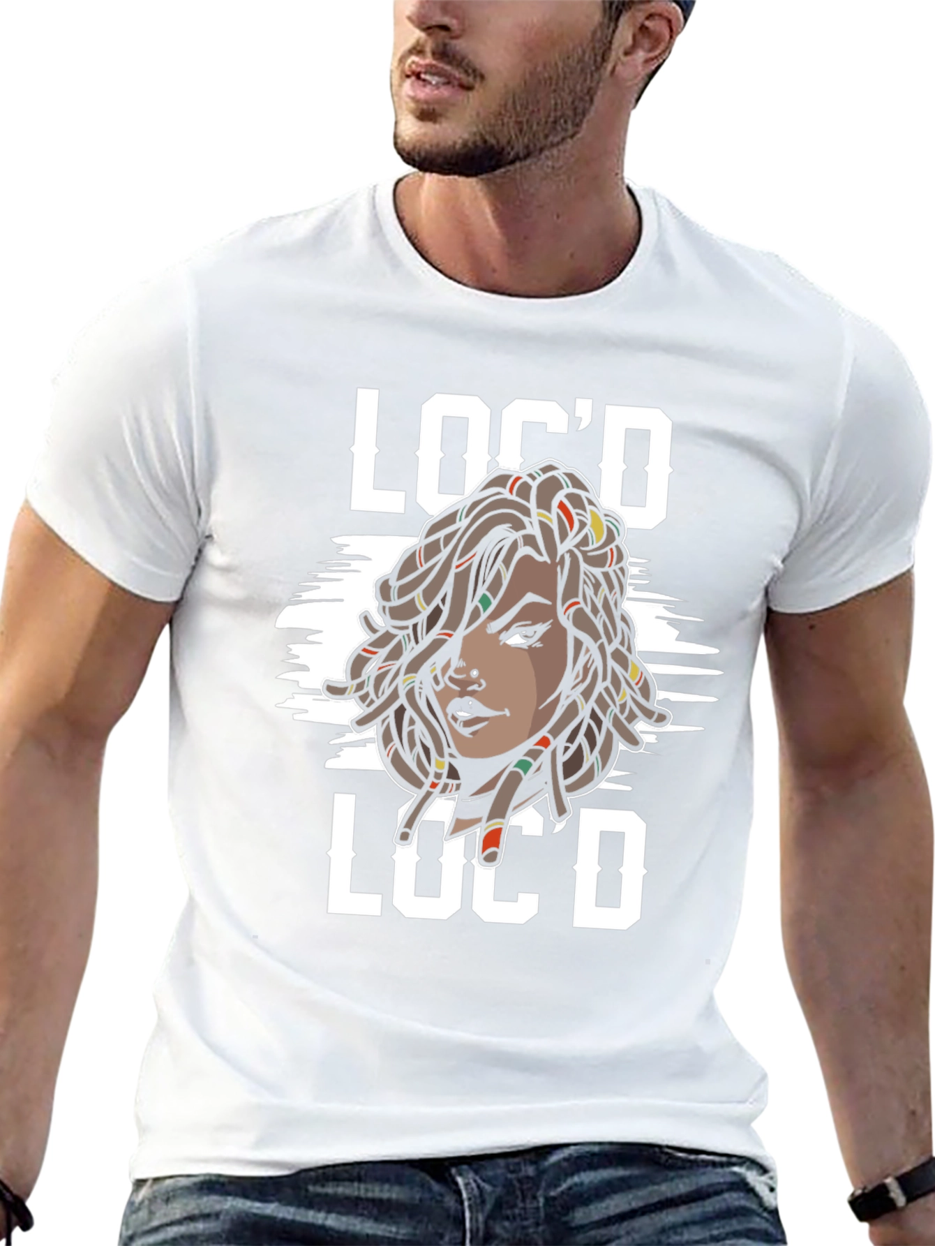 Locd Locd T-Shirt - Afrocentric Graphic Tee