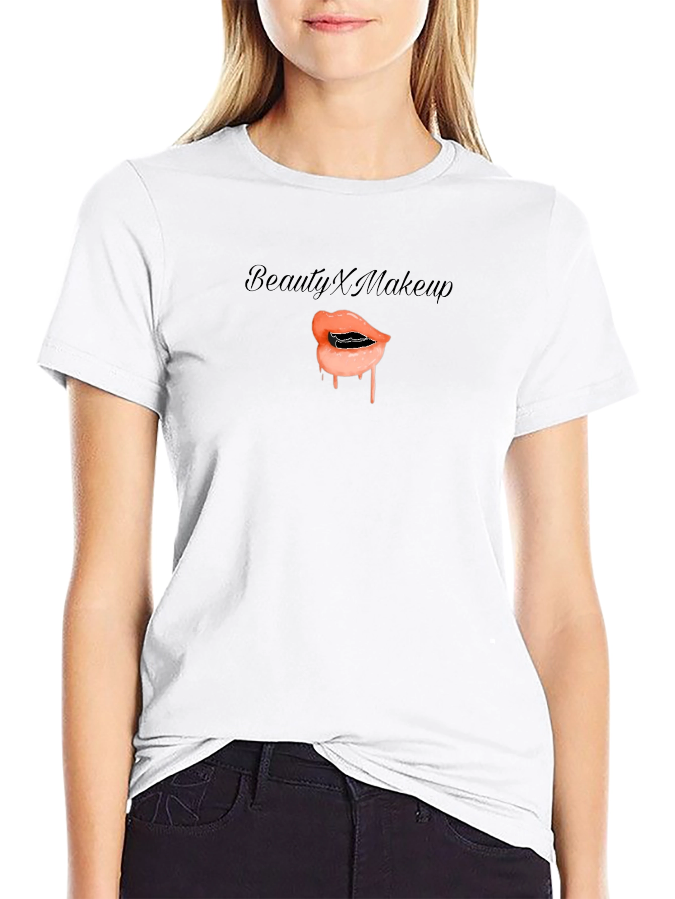 BeautyXMakeup Lips Graphic T-Shirt
