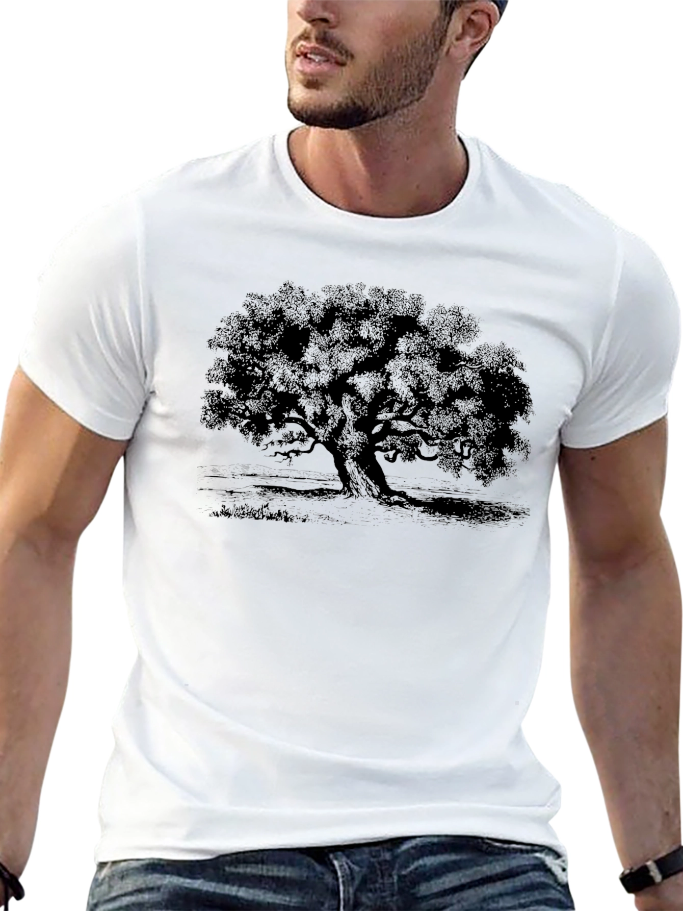 Black Tree Graphic Tee