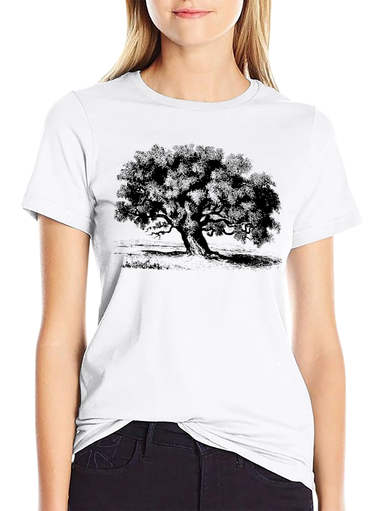 Black Tree Graphic Tee