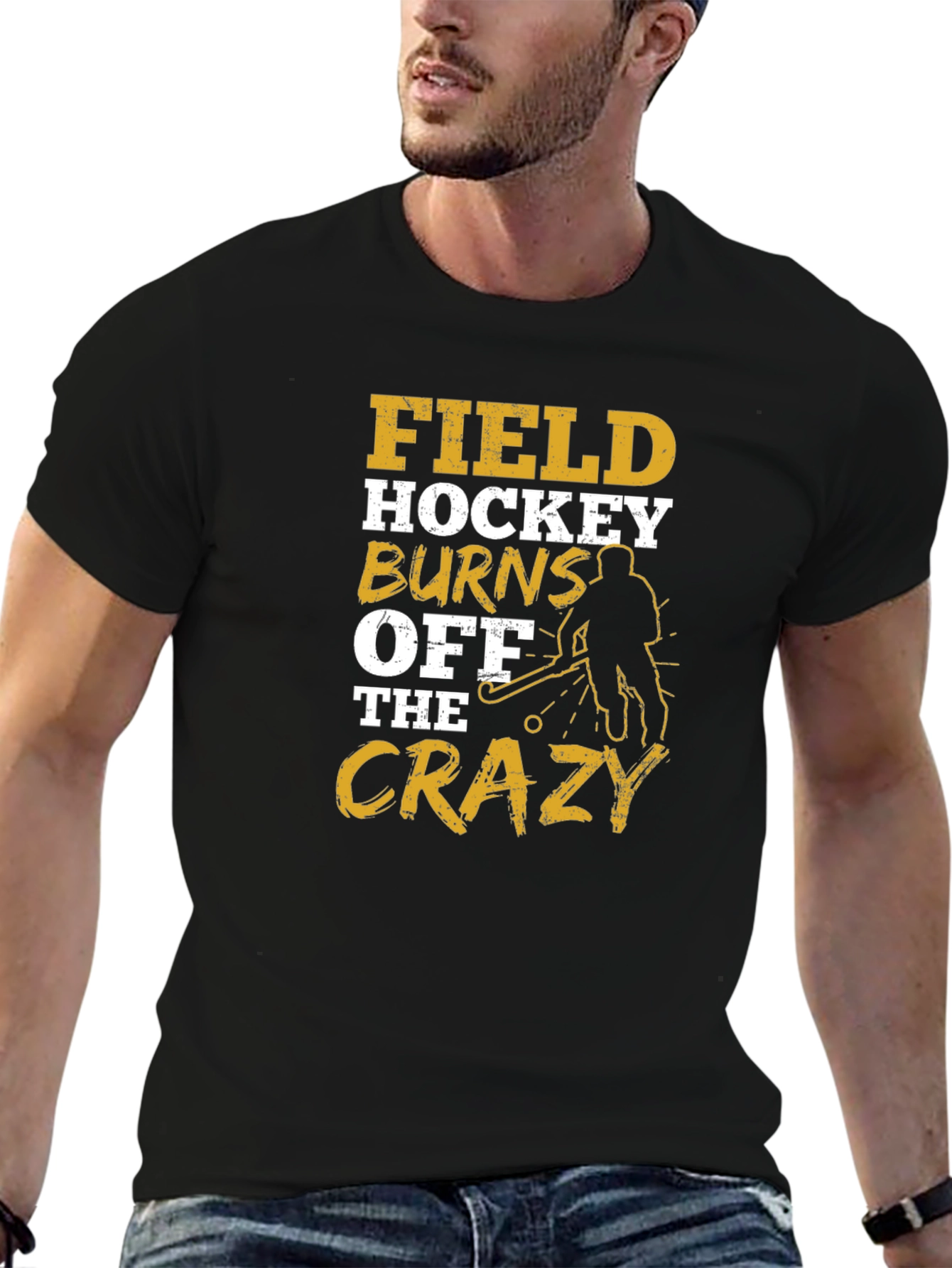Field Hockey Burns Off The Crazy T-Shirt