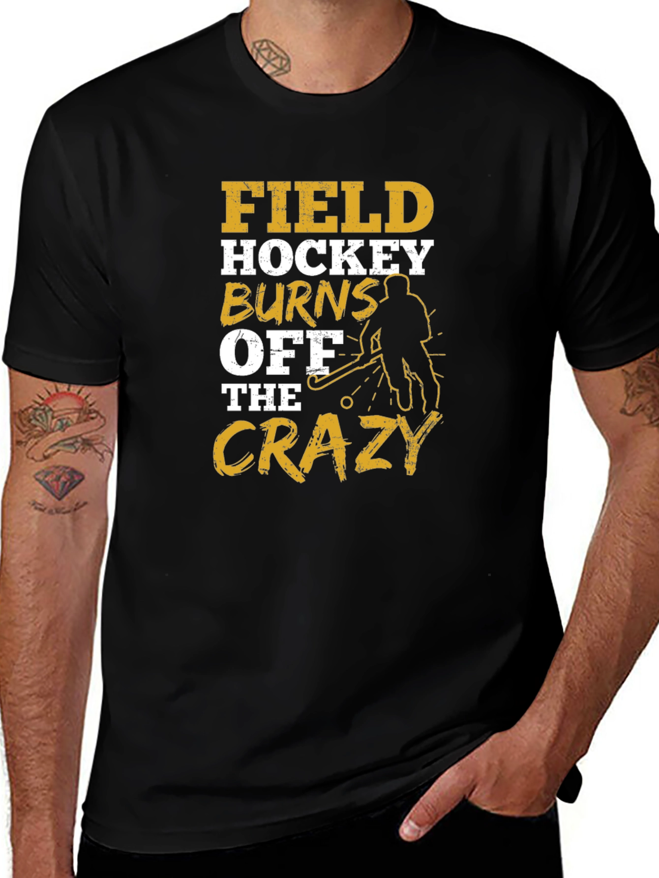 Field Hockey Burns Off The Crazy T-Shirt