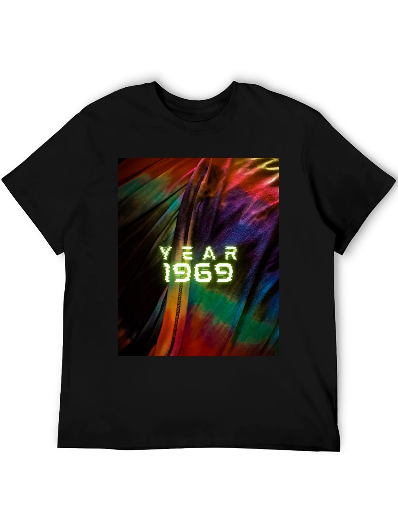 Year 1969 Tie Dye Graphic Tee