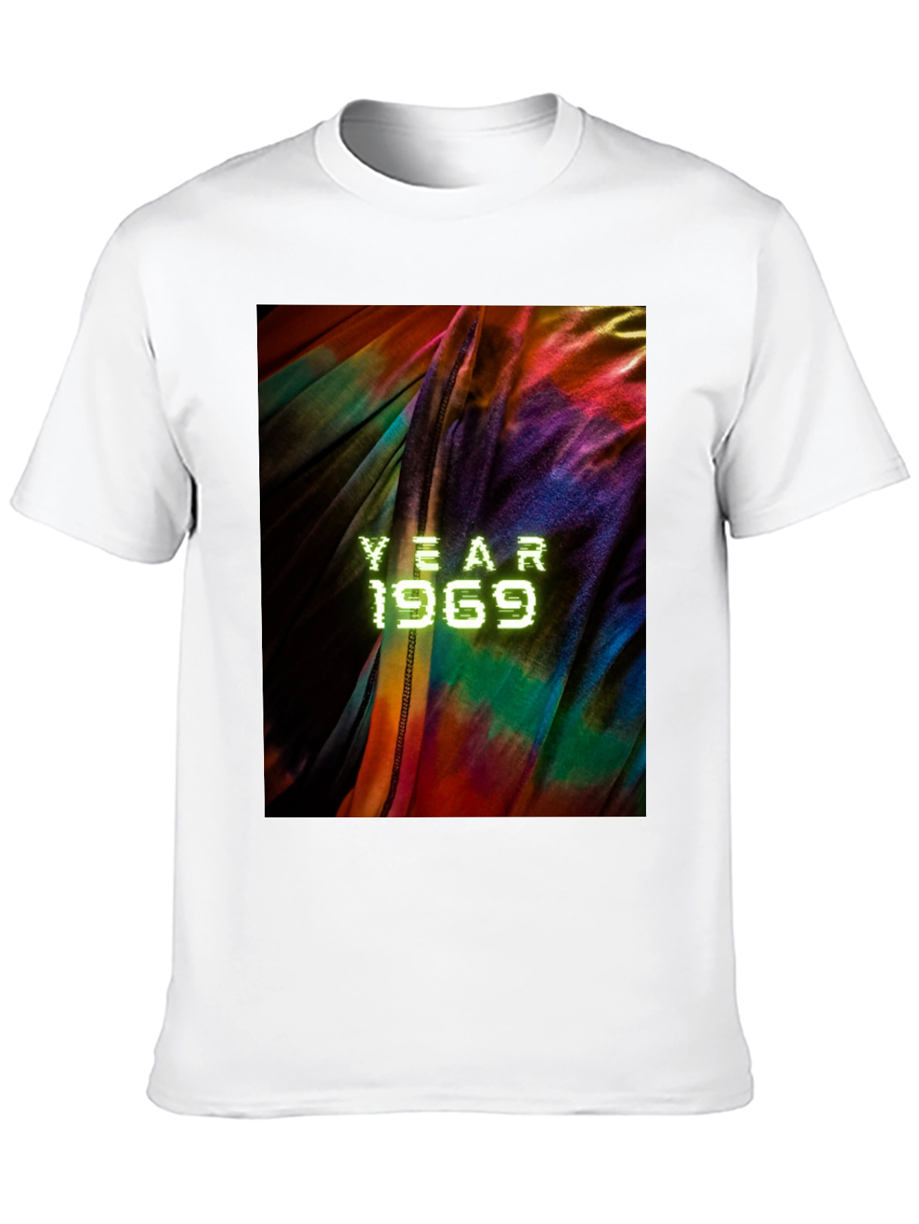 Year 1969 Tie Dye Graphic Tee
