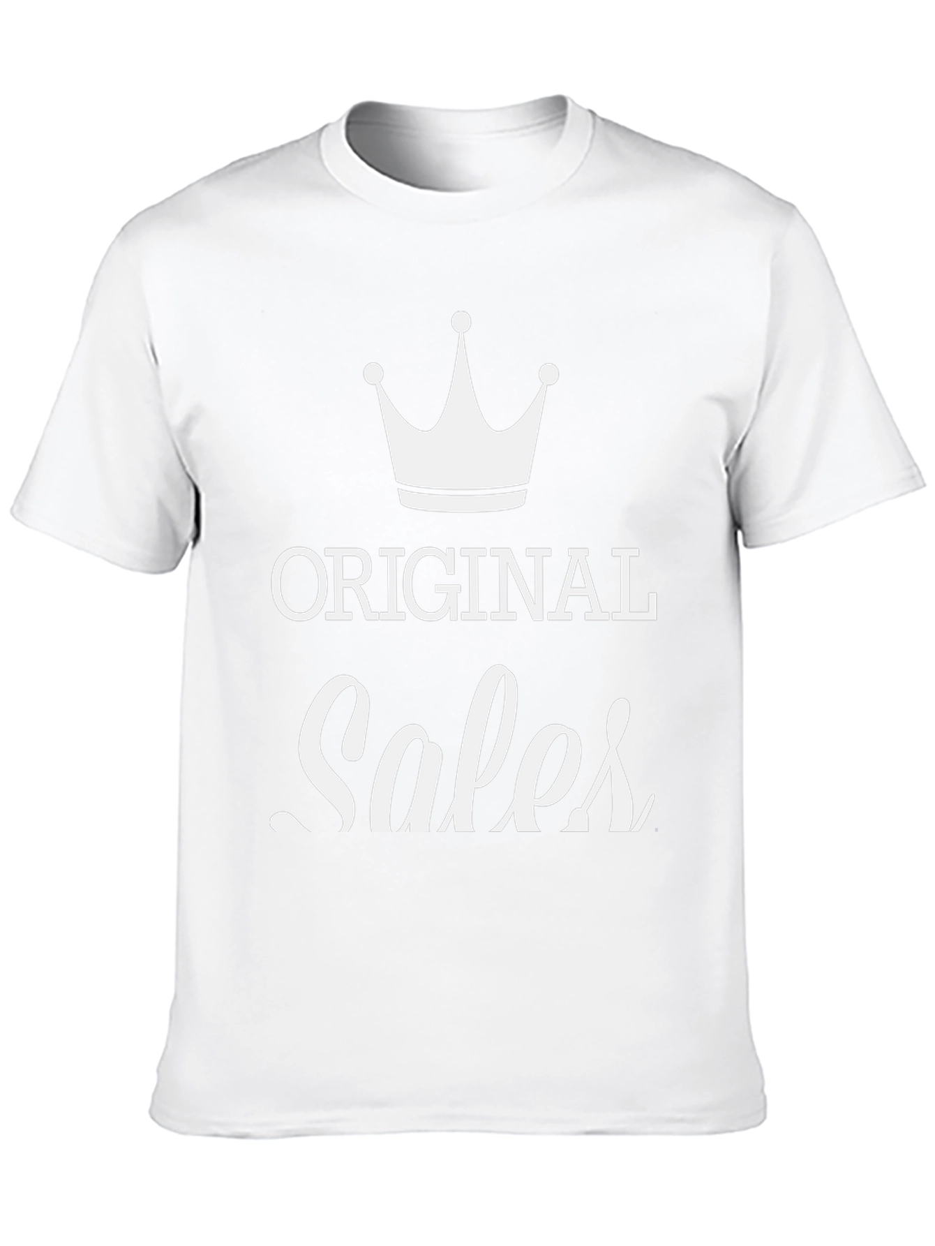 Original Sales T-Shirt - Black Cotton Blend