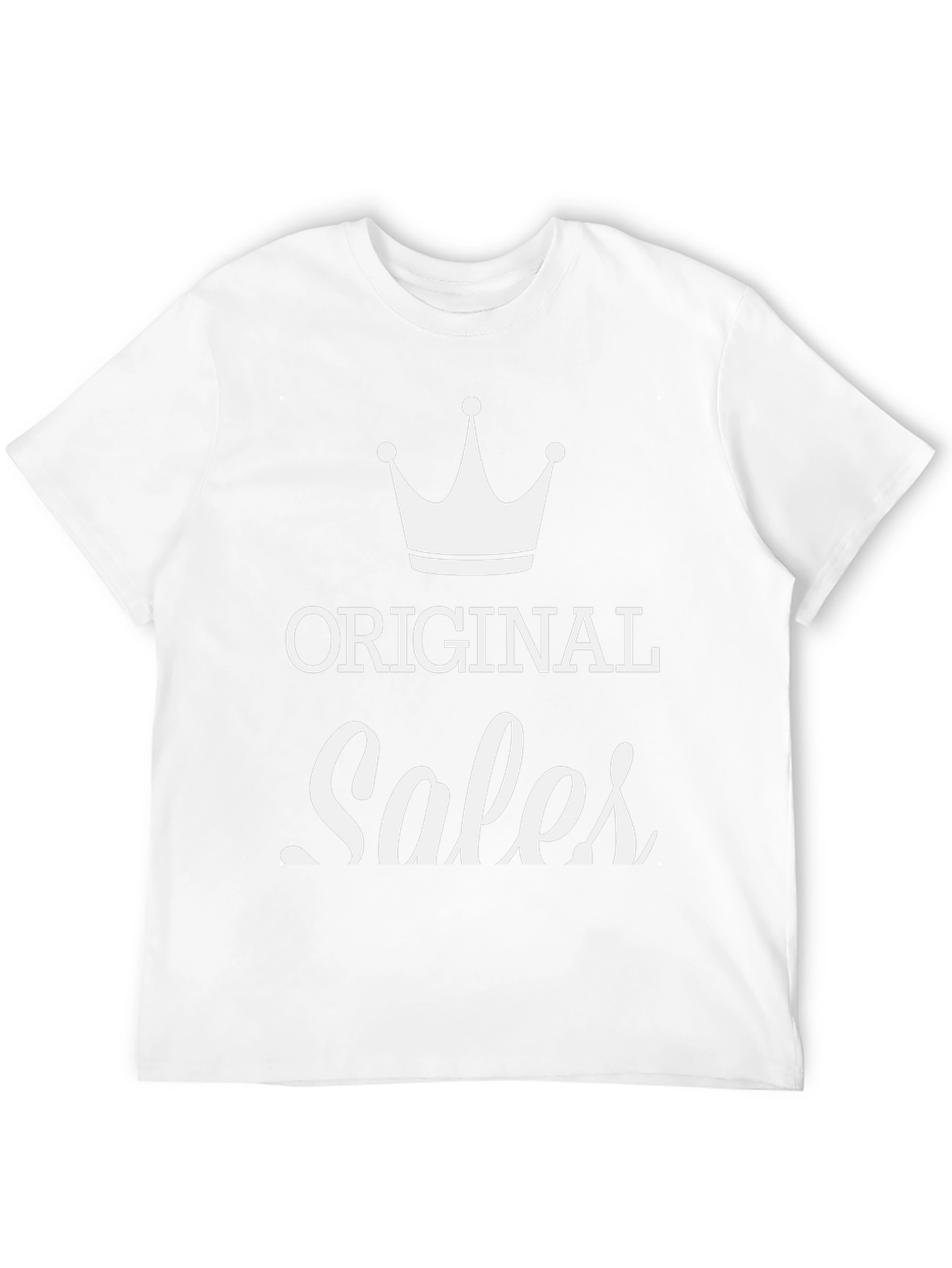 Original Sales T-Shirt - Black Cotton Blend