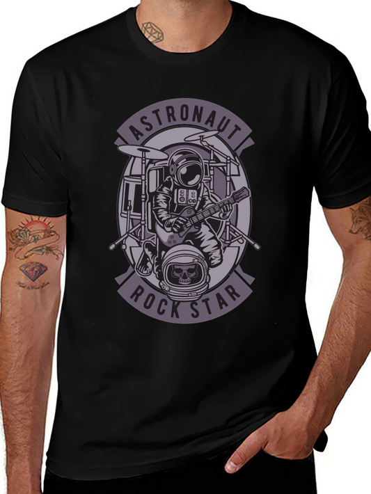 Astronaut Rock Star Graphic Tee