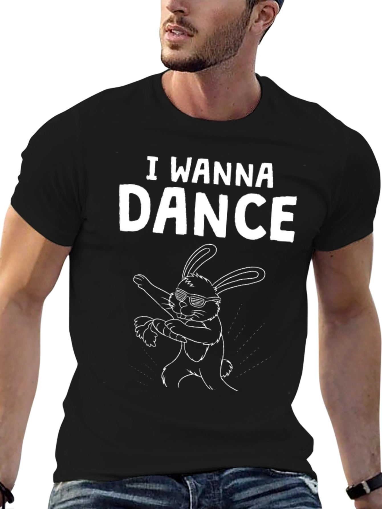 I Wanna Dance Bunny T-Shirt