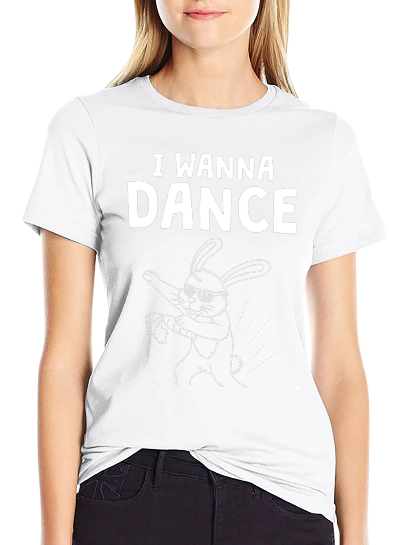 I Wanna Dance Bunny T-Shirt