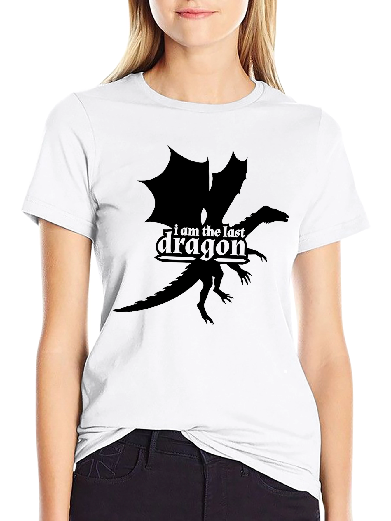 Last Dragon Graphic Tee - Mens Black T-Shirt