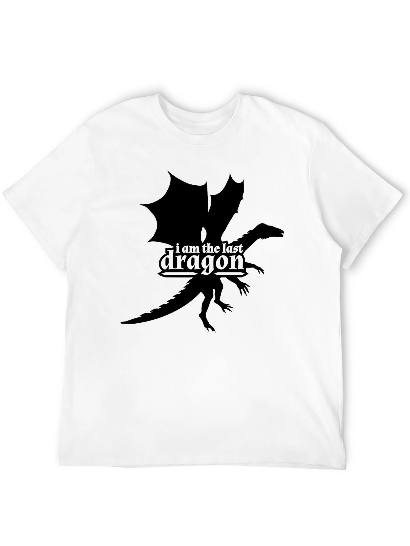 Last Dragon Graphic Tee - Mens Black T-Shirt