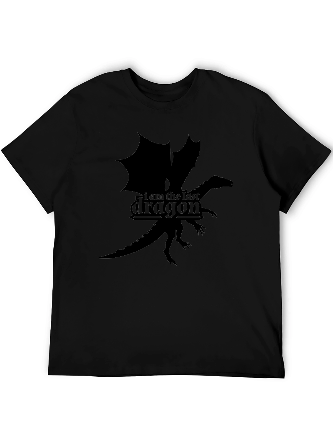 Last Dragon Graphic Tee - Mens Black T-Shirt