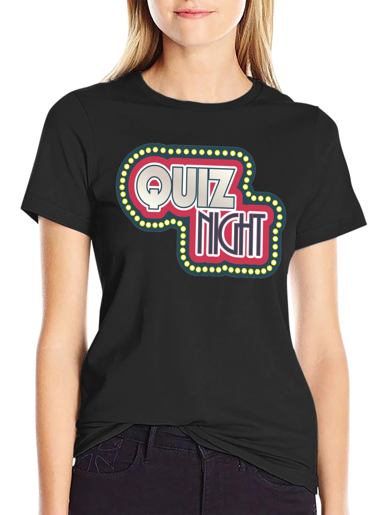 Quiz Night Black T-Shirt