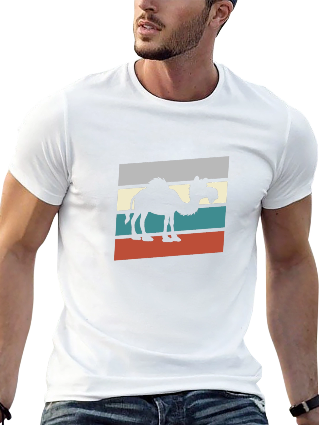 Retro Camel Silhouette Graphic Tee