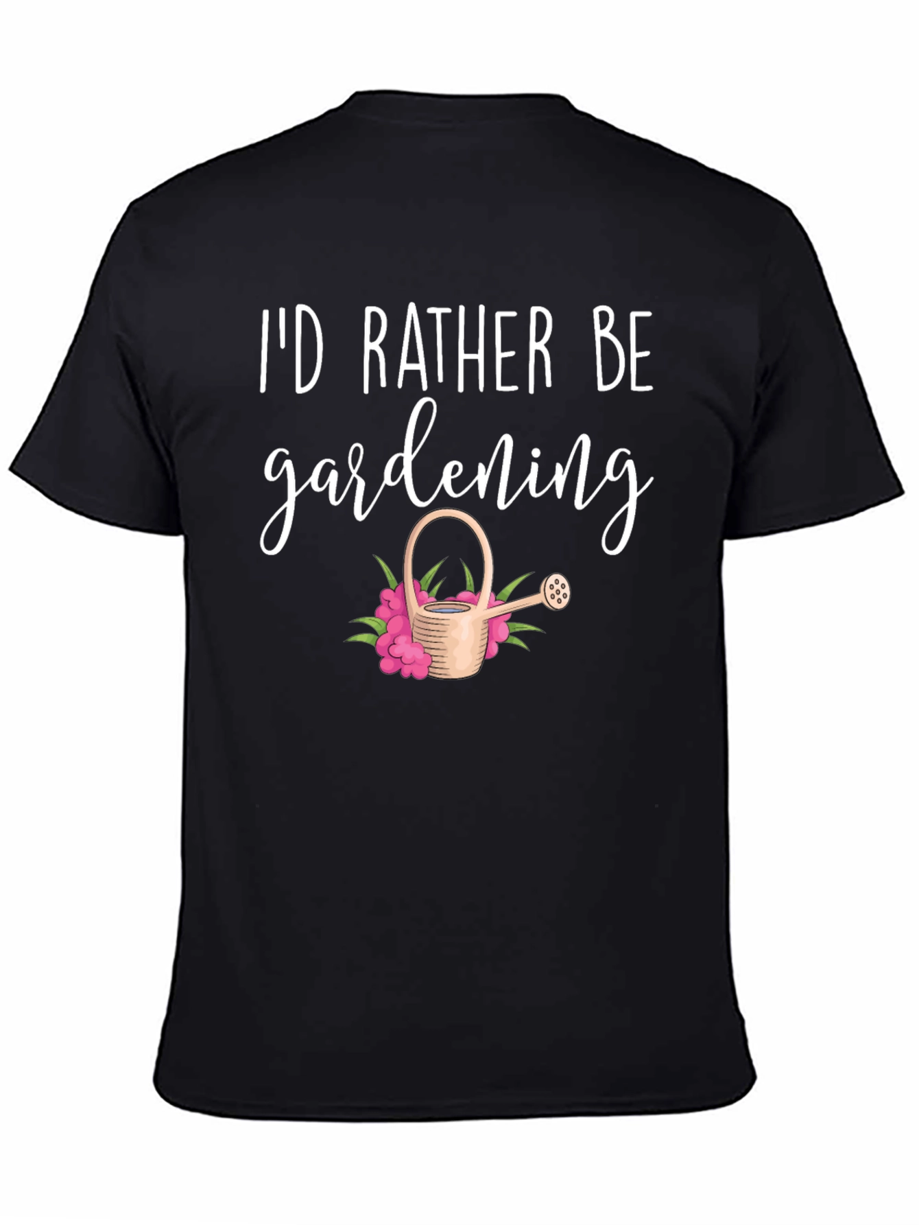 Gardening Lovers Black T-Shirt