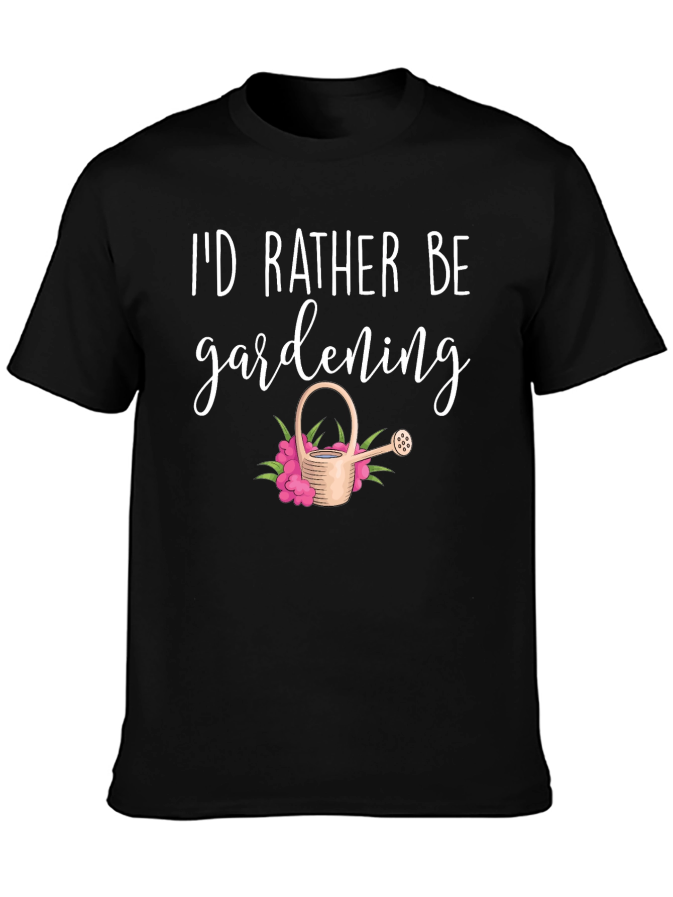 Gardening Lovers Black T-Shirt