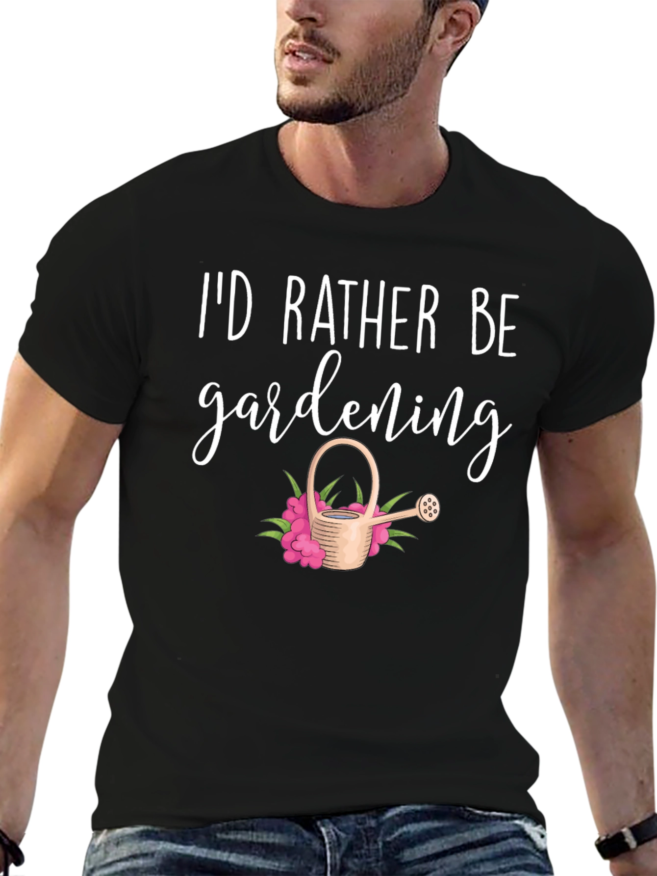 Gardening Lovers Black T-Shirt
