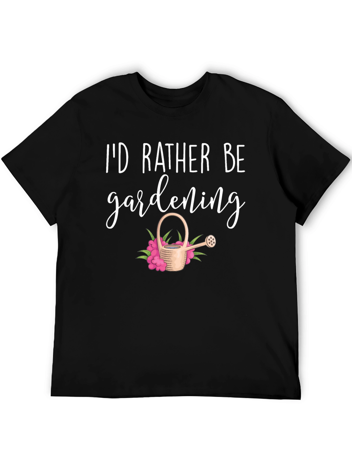 Gardening Lovers Black T-Shirt