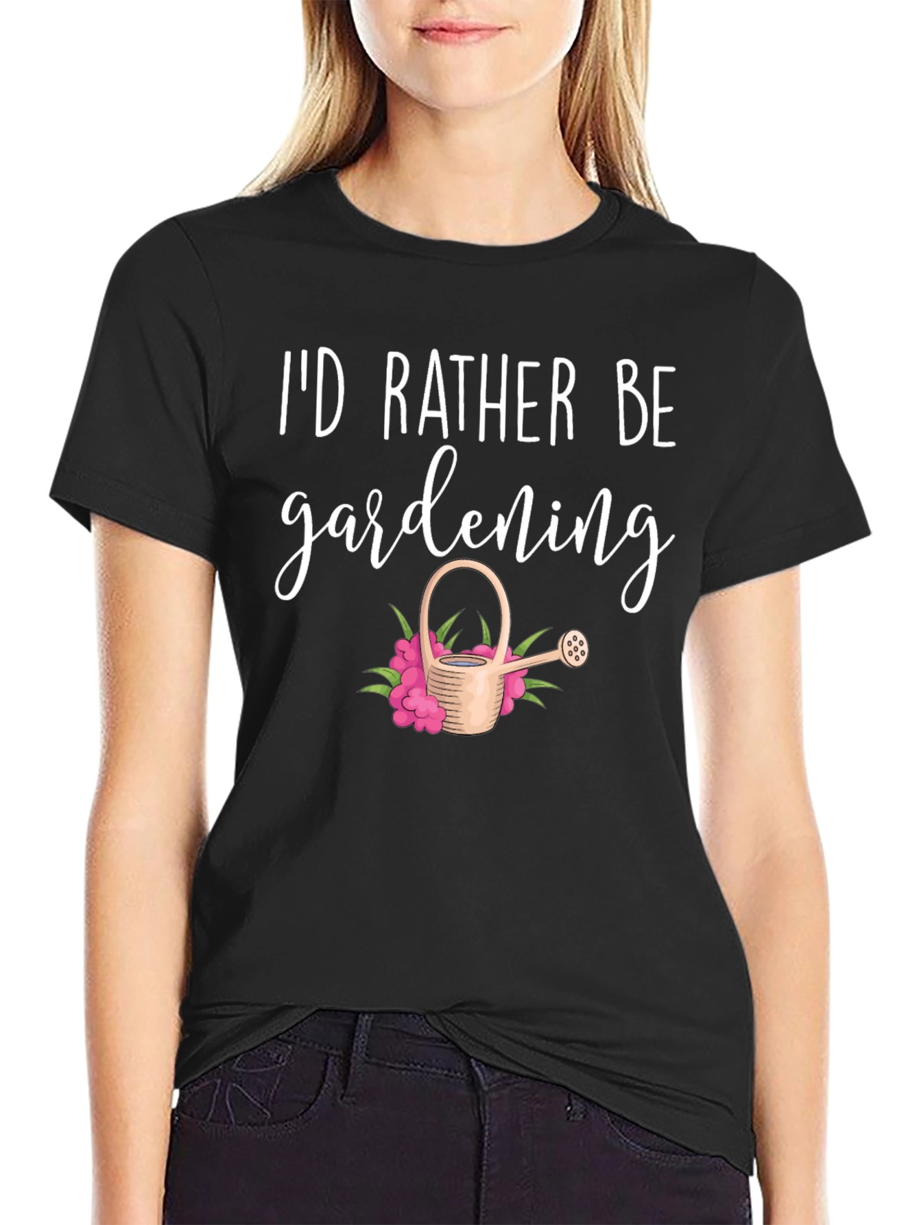 Gardening Lovers Black T-Shirt