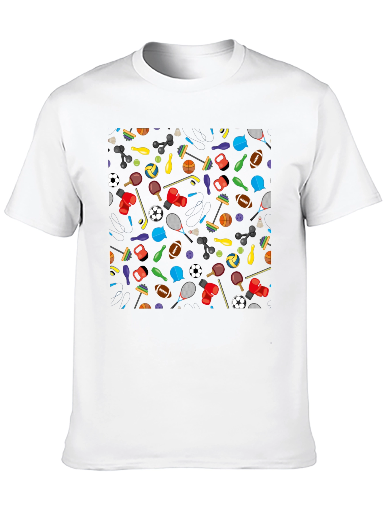 Sports Pattern T-Shirt