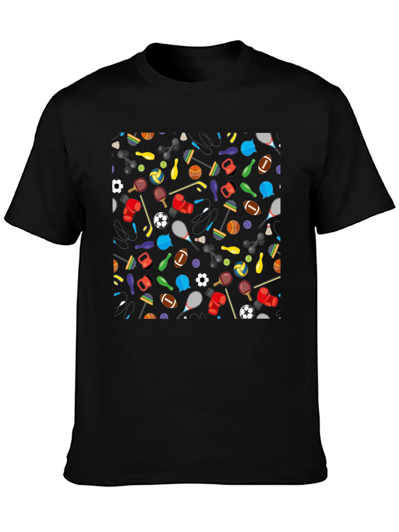 Sports Pattern T-Shirt
